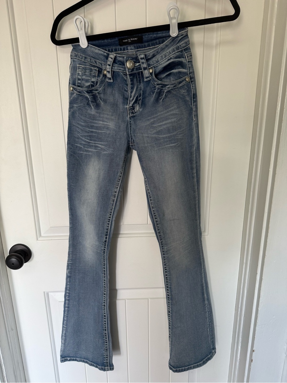 Women's Light Wash Flared Jeans